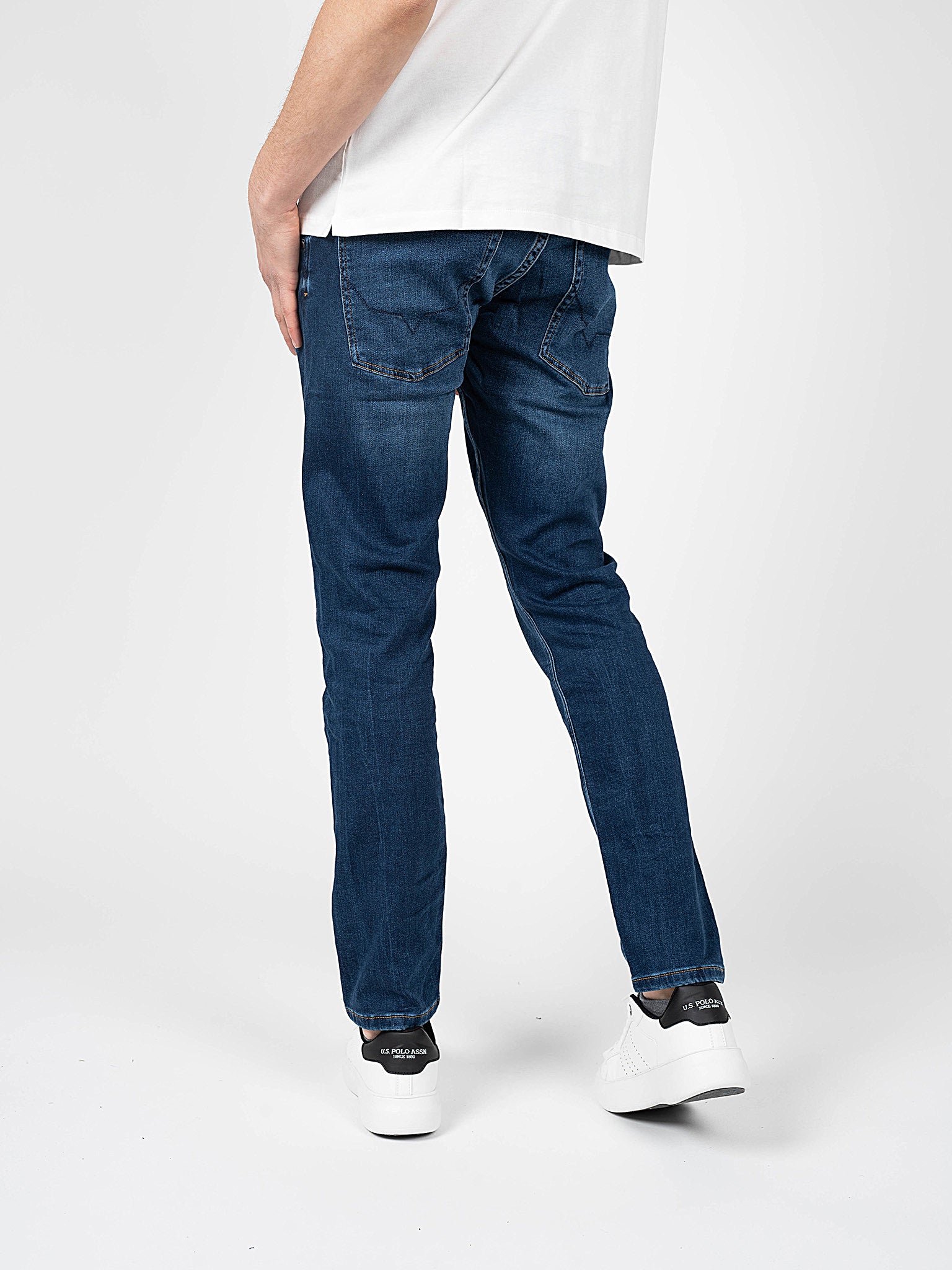 Jeans Pepe Jeans Homme - Coupe Regular Fit, Denim Bleu Clair Moyen, Durable (70% Coton Durable Minimum)