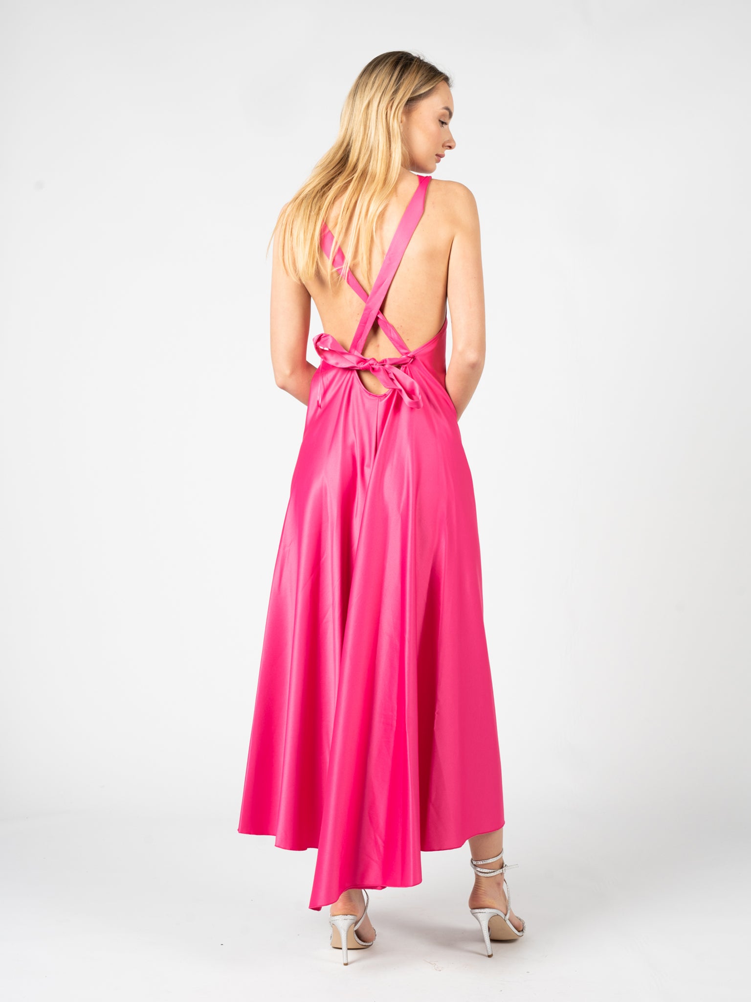 pinko dress pink Pinko Mini Dress In Pink - 42% Off