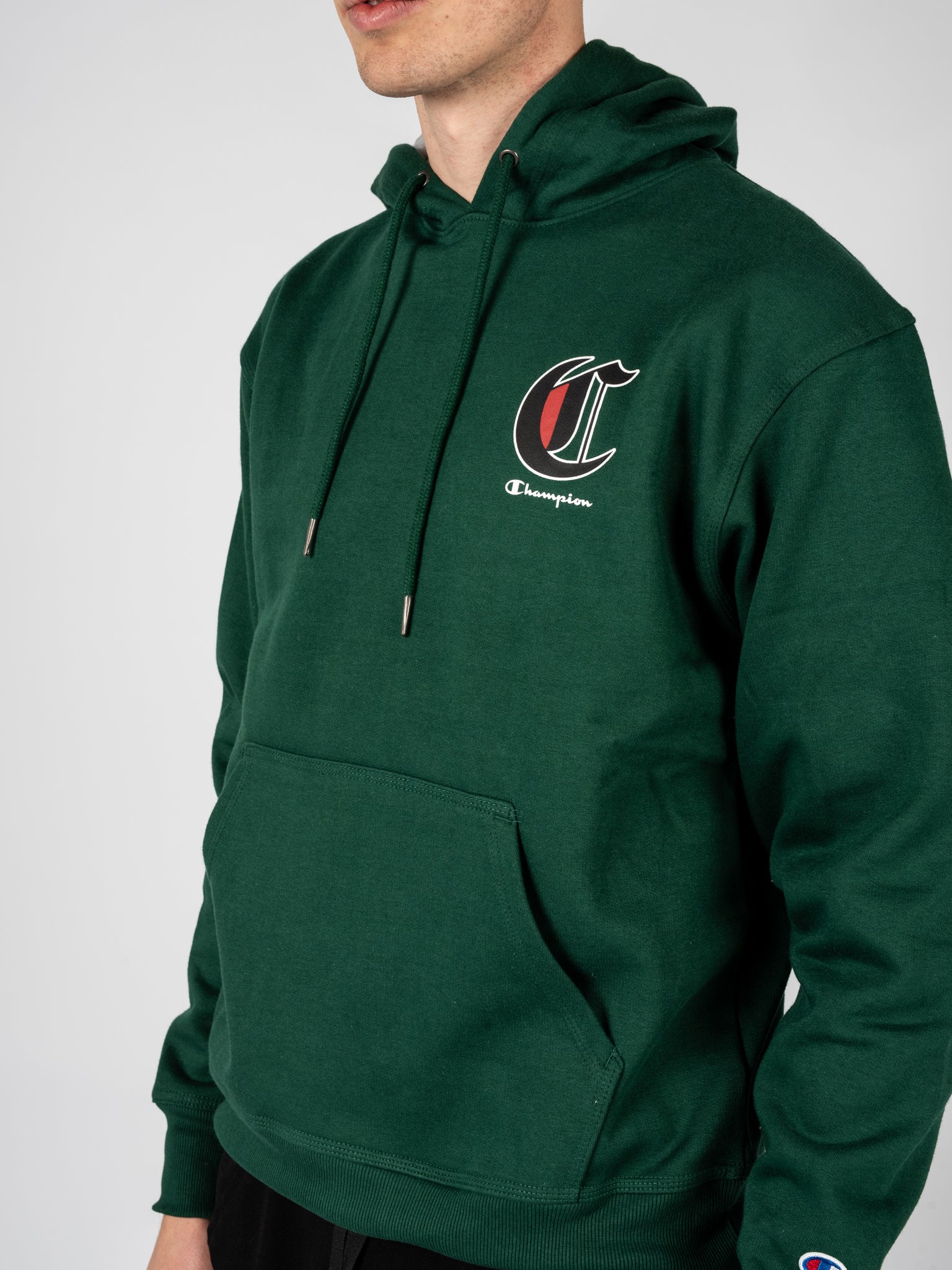 Pullover Hoodie Dark Green Mens Champion Hoodie Champion