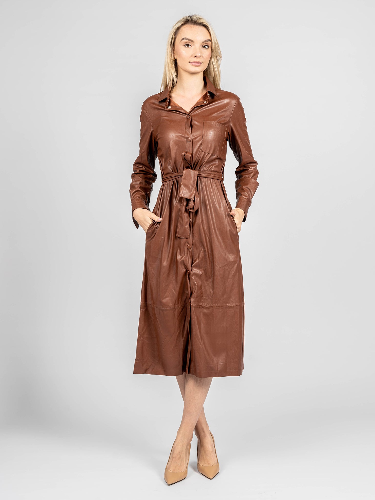 Ubierzsie Pinko Trench Coat Pinko Dress