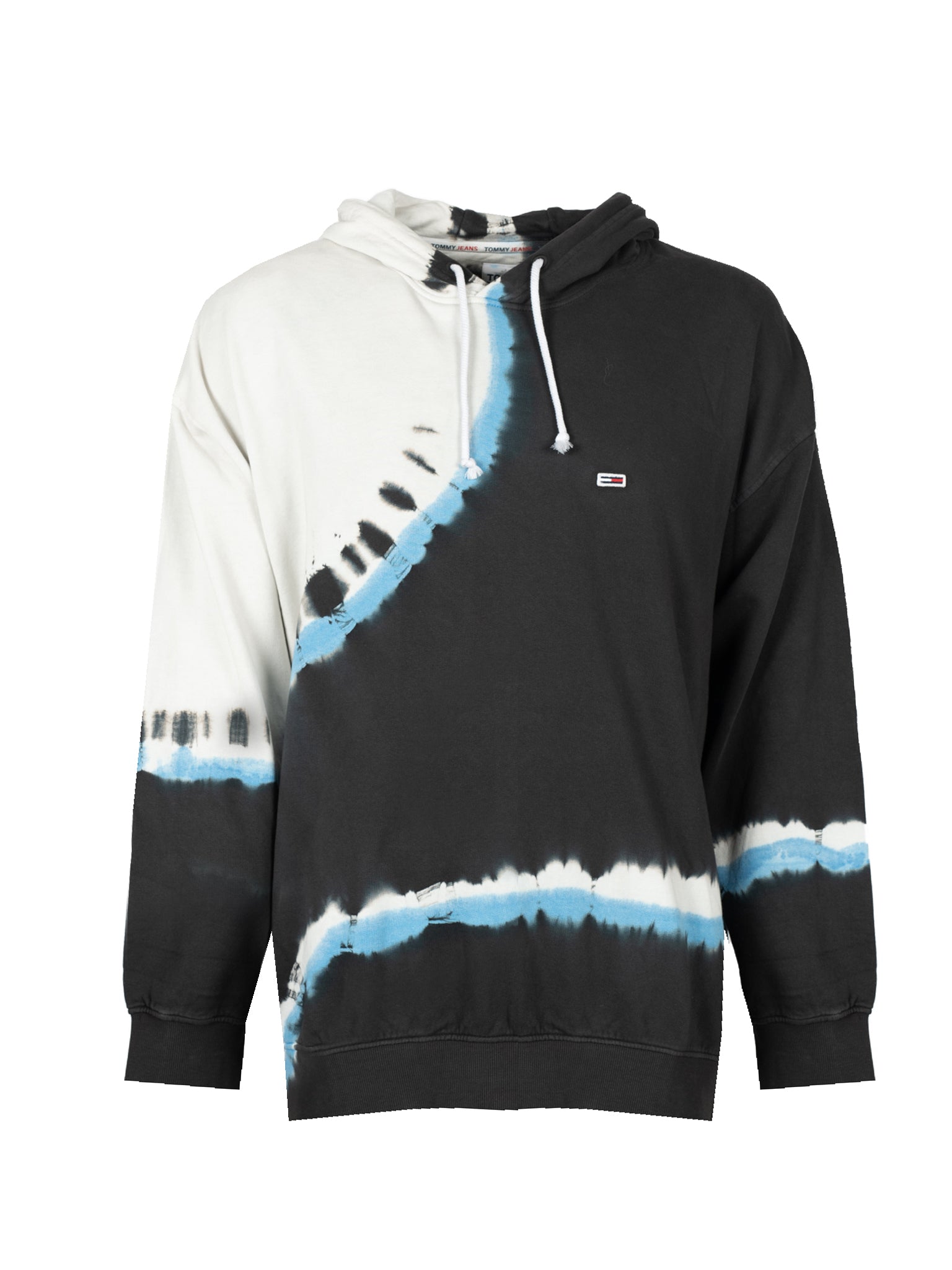 Blue Tommy Hilfiger Tie Dye Fleece Hoodie Tommy Hilfiger Fleece